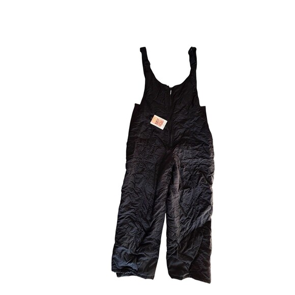 Head Vintage Black Snow Ski Pants Bib Overalls Snowboarding Womens Size XL - Picture 1 of 13